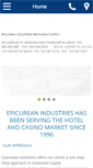 Mobile Screenshot of epicureanindustries.com